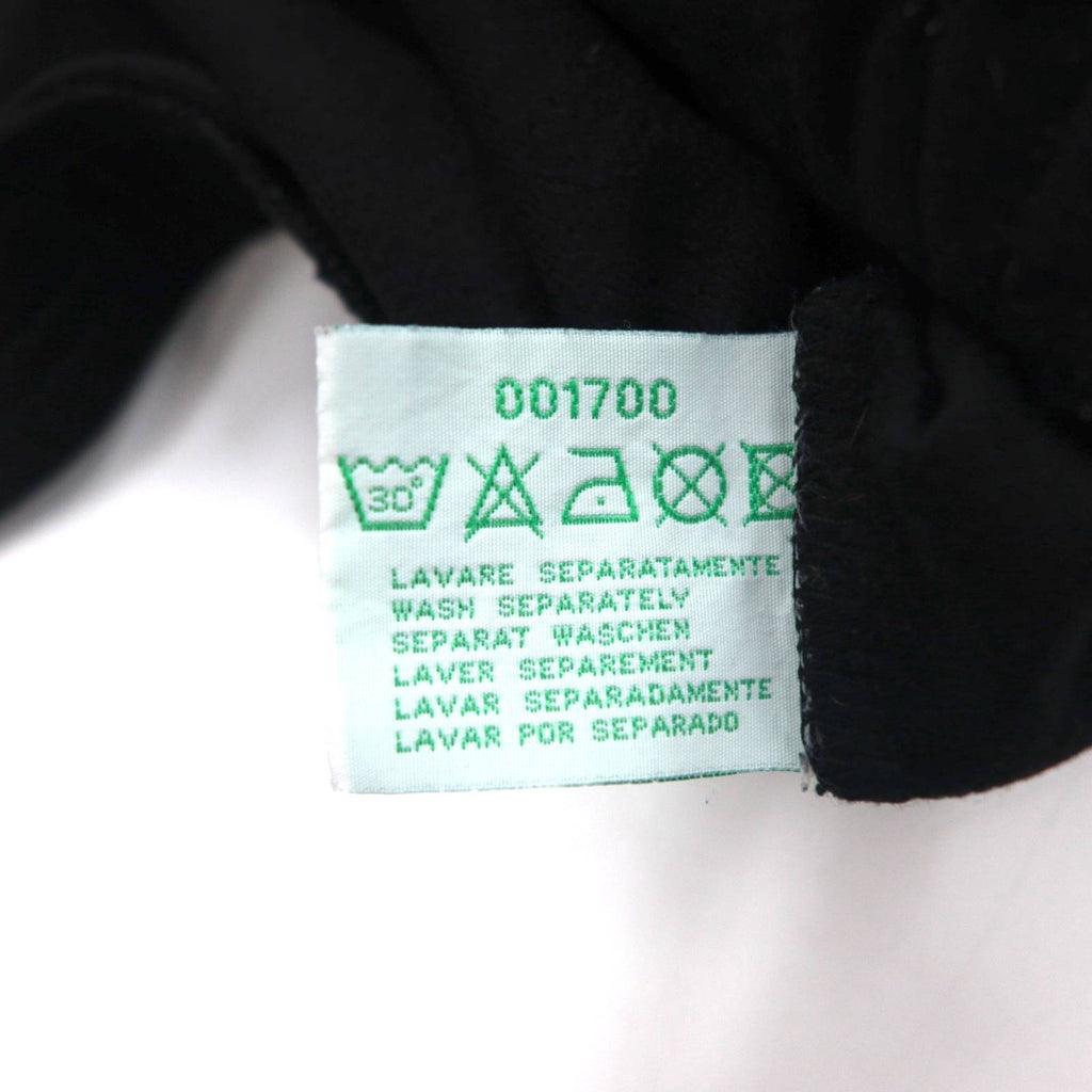 DIADORA 90s Track Jacket Jersey XL Black Logo Tape Sideline