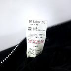 Bark Tannage ( nano universe ) Goat Leather Single Rider Jacket 48 Black Goat Leather Double Zip