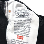 Levi's 90s Made in USA 550 Baggy Tapered Denim Jeans, Size L, Black, Relaxed Fit, 550-0260