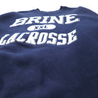 BRINE USA 90's Reverse Weave Sweatshirt XL Navy Cotton Brushed Back LACROSSE Big Size