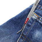 Levi's USA 90's Denim Pants 34 Blue Cotton Zipper Fly 510-0217