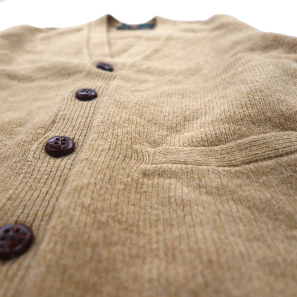 Alan Paine イギリス製 ニット カーディガン L ベージュ ウール Sierra GIJON別注 羊毛 PURE NEW WOOL