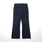 Levi's 1980s USA Made 517 Bootcut Corduroy Chino Pants, Size L, Navy, 1517 42TALON Button Back, 513 White Tab