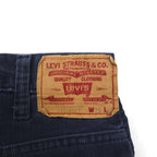 Levi's 1980s USA Made 517 Bootcut Corduroy Chino Pants, Size L, Navy, 1517 42TALON Button Back, 513 White Tab
