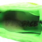 VERSACE Made in Italy Chain Reaction Sneakers 29cm Green Mesh