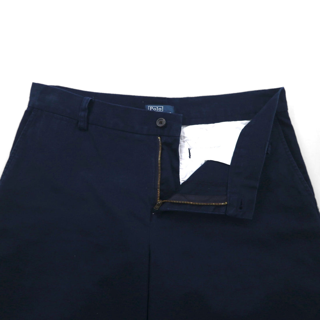 Polo by Ralph Lauren 90s Polo Chino Shorts, Size M, Navy, Cotton