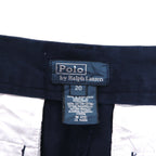 Polo by Ralph Lauren 90s Polo Chino Shorts, Size M, Navy, Cotton