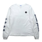 ocean pacific long sleeve t-shirt medium white cotton sleeve print