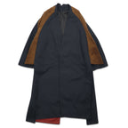 Ka na ta 2 sleeve coat poncho FREE black polyester ALL for doby made in Japan