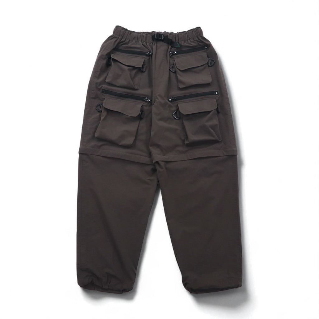 SOUTH 2 WEST 8 マルチポケット 2WAY パンツ Multi-Pocket Belted 2 Way Pant Poly Ripstop S グレー 22SS KP793