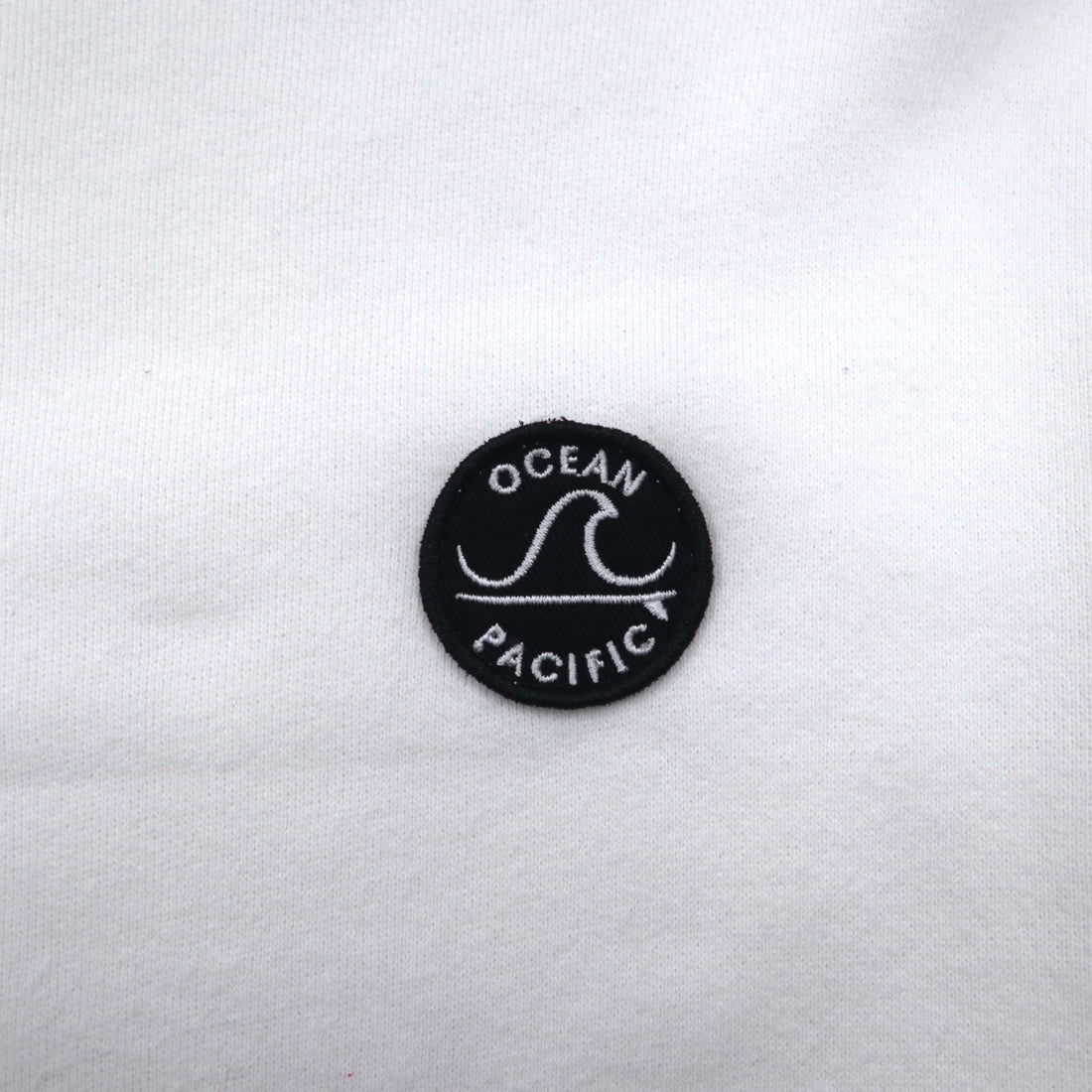 ocean pacific long sleeve t-shirt medium white cotton sleeve print