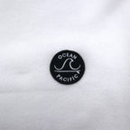 ocean pacific long sleeve t-shirt medium white cotton sleeve print