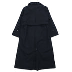 TOWNE BY LONDON FOG 90s detachable hood trench coat, M, black, polyester, cotton, detachable liner