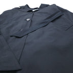 TOWNE BY LONDON FOG 90s detachable hood trench coat, M, black, polyester, cotton, detachable liner