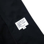 TOWNE BY LONDON FOG 90s detachable hood trench coat, M, black, polyester, cotton, detachable liner