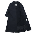 TOWNE BY LONDON FOG 90s detachable hood trench coat, M, black, polyester, cotton, detachable liner