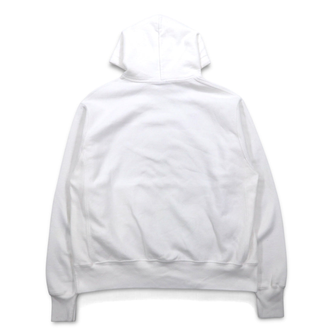 Champion Reverse Weave Pullover Hoodie 2XL White Cotton Fleece Lining EAGLE BASEBALL Blue Single Tag Reprint Made in Honduras