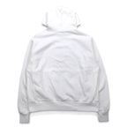 Champion Reverse Weave Pullover Hoodie 2XL White Cotton Fleece Lining EAGLE BASEBALL Blue Single Tag Reprint Made in Honduras
