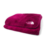 THE NORTH FACE Fleece Scarf Purple Polyester Logo Embroidery