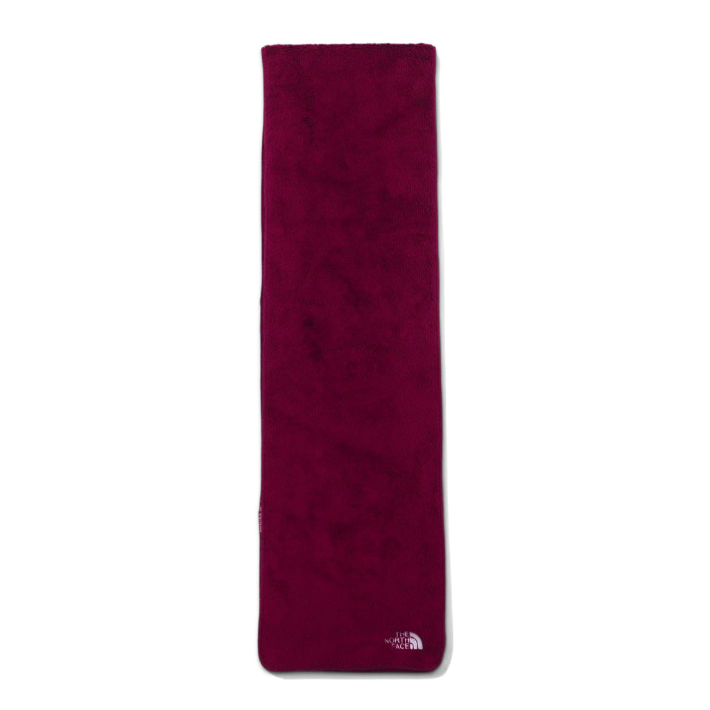 THE NORTH FACE Fleece Scarf Purple Polyester Logo Embroidery