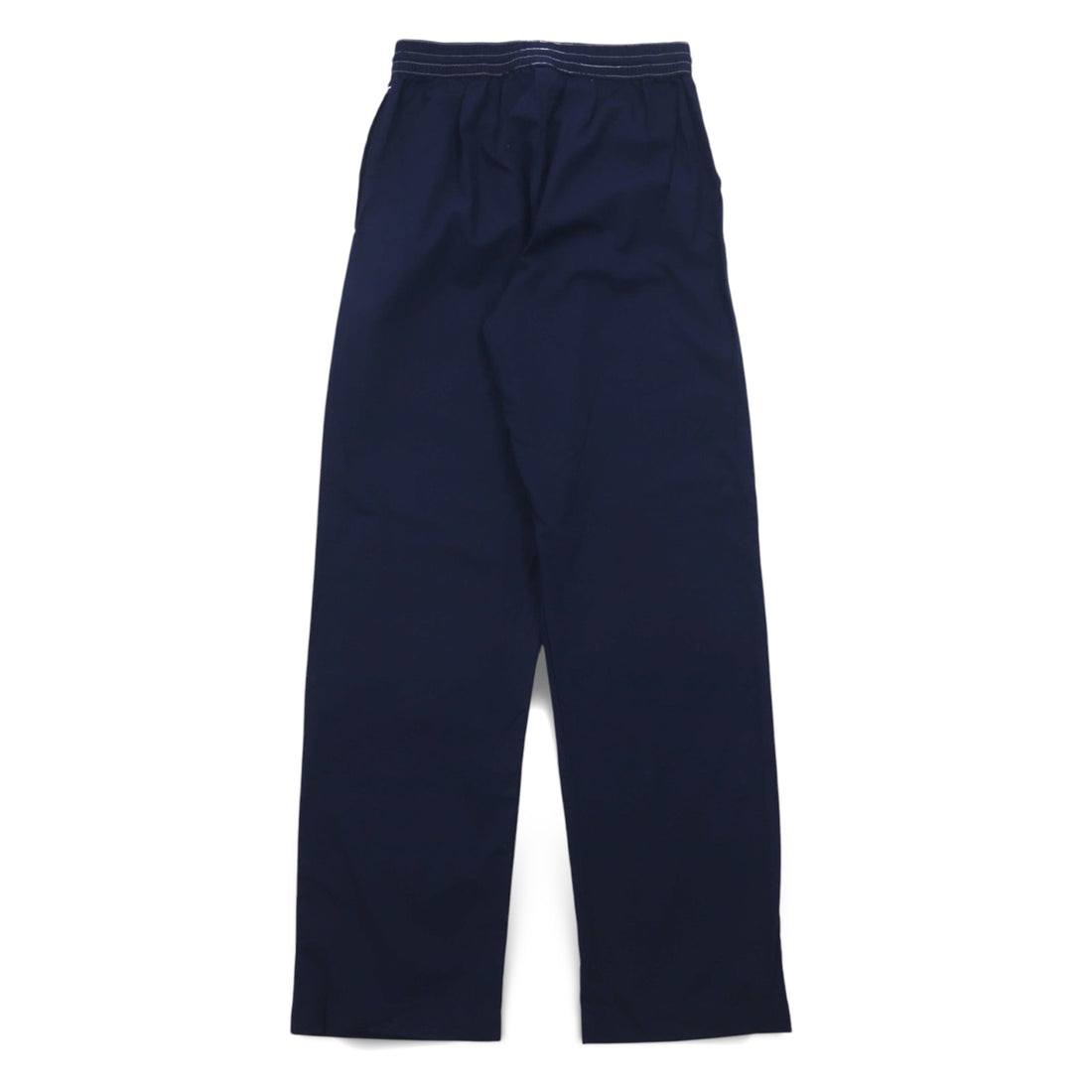 POLO RALPH LAUREN Logo Print Easy Pants S Navy Yellow Cotton Big Pony