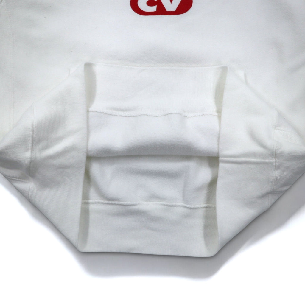 Champion Reverse Weave Pullover Hoodie 2XL White Cotton Fleece Lining EAGLE BASEBALL Blue Single Tag Reprint Made in Honduras