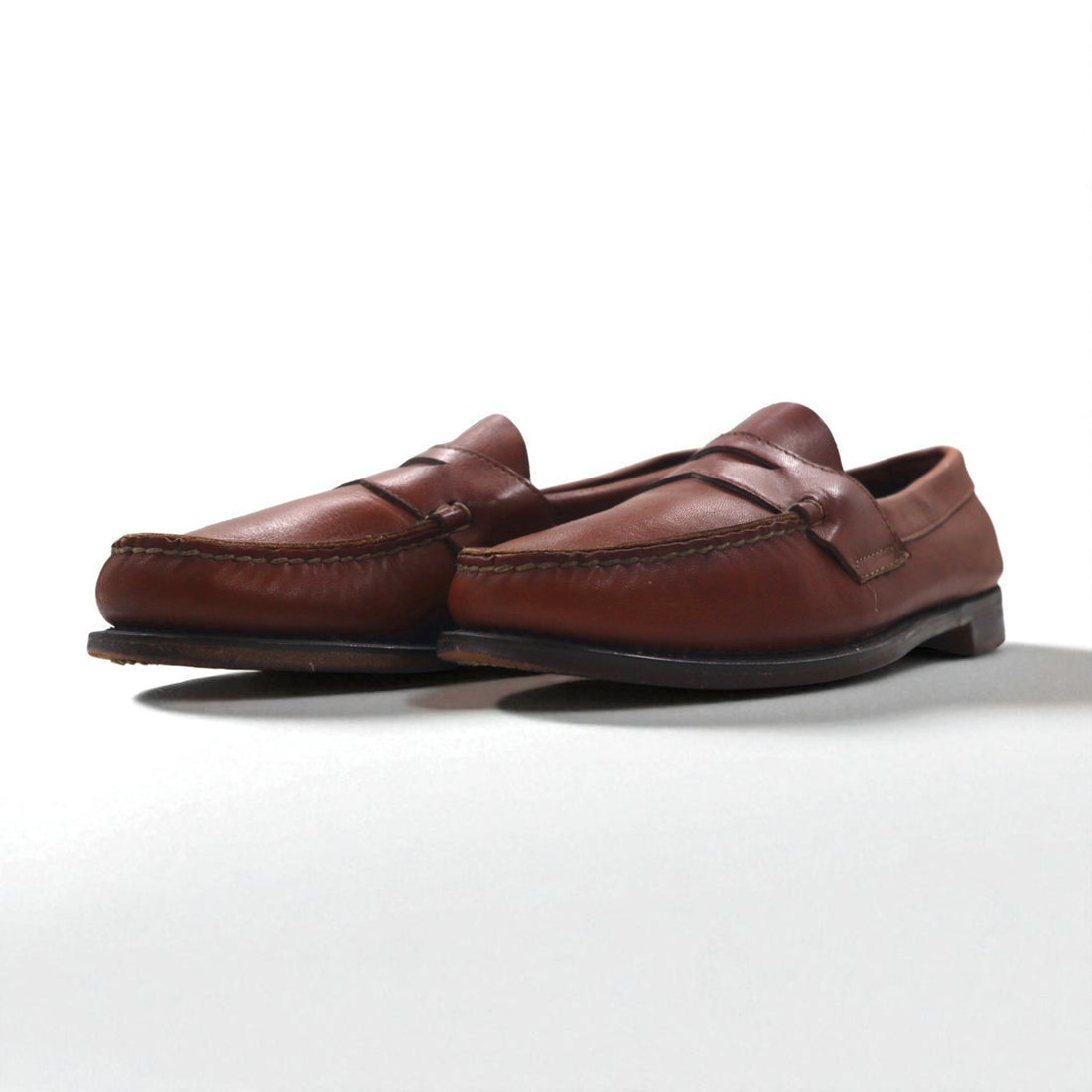 Dexter USA-made penny loafers, size 26.5cm, brown leather