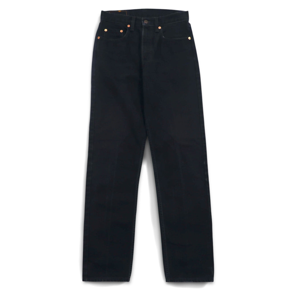 Levi's Euro Levi's 615 Black Denim Pants Medium Zipper Fly 615-0285