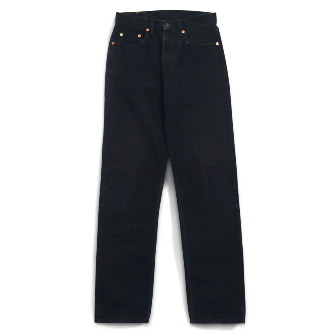 Levi's Euro Levi's 615 Black Denim Pants Medium Zipper Fly 615-0285