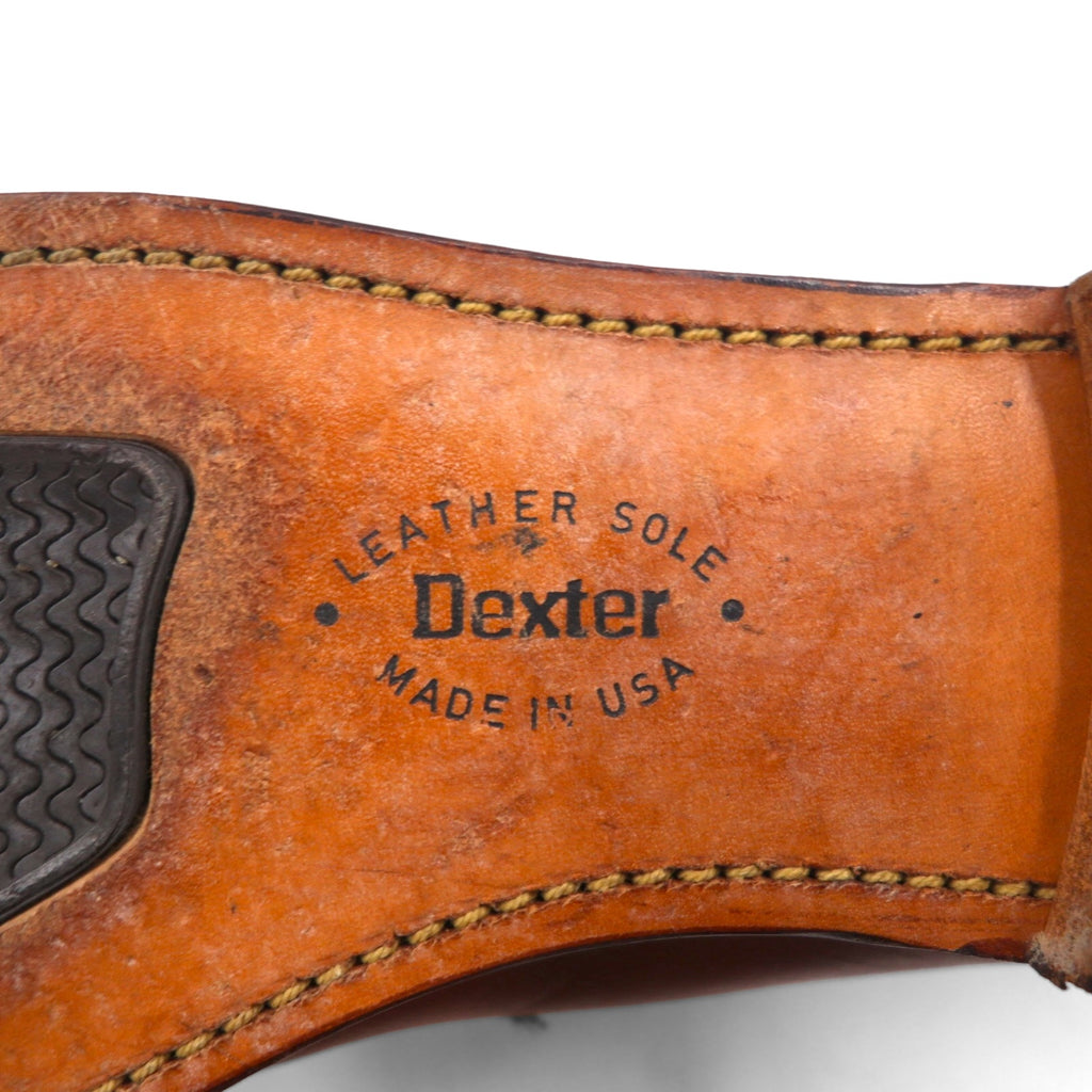 Dexter USA-made penny loafers, size 26.5cm, brown leather