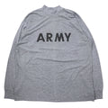 日本然リトテ-古着オンライン-US ARMY 米軍 IPFU トレーニング Tシャツ ロンT XL グレー ポリエステル ミリタリー 8415-01-465-7366-US ARMY US Army IPFU Training T-Shirt Long T XL Gray Polyester Military 8415-01-465-7366