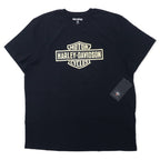 日本然リトテ-古着オンライン-HARLEY DAVIDSON ロゴプリント Tシャツ XL ブラック コットン TEE-KNIT 96101-21VM 未使用品-Harley Davidson Logo Print T-SHIRT XL Black Cotton TEE-KNIT 96101-21VM Unused