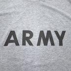 US ARMY 米軍 IPFU トレーニング Tシャツ ロンT XL グレー ポリエステル ミリタリー 8415-01-465-7366