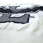 Vintage 90s Japan Made Street Sweater LESHURON SPORTS UOMO Embroidered Knit Sweater XL White