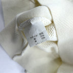 Vintage 90s Japan Made Street Sweater LESHURON SPORTS UOMO Embroidered Knit Sweater XL White