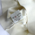Vintage 90s Japan Made Street Sweater LESHURON SPORTS UOMO Embroidered Knit Sweater XL White