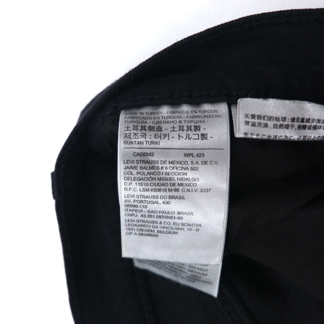 LEVI'S PREMIUM トルコ製 ハイウエスト アンクル デニムパンツ 30 ブラック コットン ビッグE RIBCAGE STRAIGHT ANKLE BLACK HEART 72693-0012