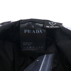 PRADA Padded Re-Nylon Bucket Hat L, Quilted, Grey, Print, 2HC252