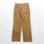 Carhartt Duck Work Pants, Medium, Beige, Cotton, Made in Nicaragua