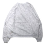 Hanes USA製 90年代 ACTIVEWEAR フットボール プリント スウェット XL グレー コットン IRON WOOD EAGLES