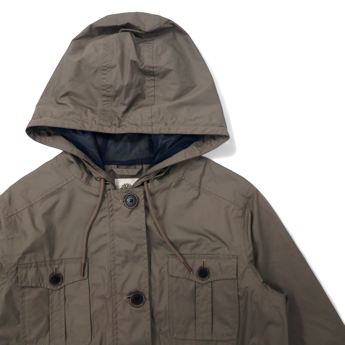 Timberland Mountain Parka M Khaki Polyester Waterproof HYVENT Drawcord