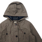 Timberland Mountain Parka M Khaki Polyester Waterproof HYVENT Drawcord