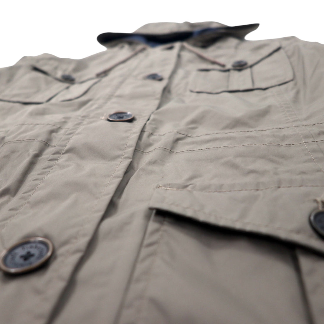 Timberland Mountain Parka M Khaki Polyester Waterproof HYVENT Drawcord