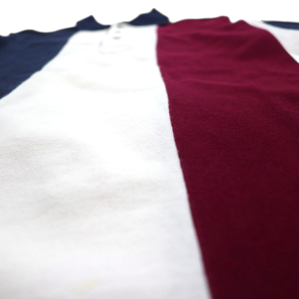 FRED PERRY Polo Shirt, Size M, Multicolor Striped Cotton, Pique, with Embroidered Logo