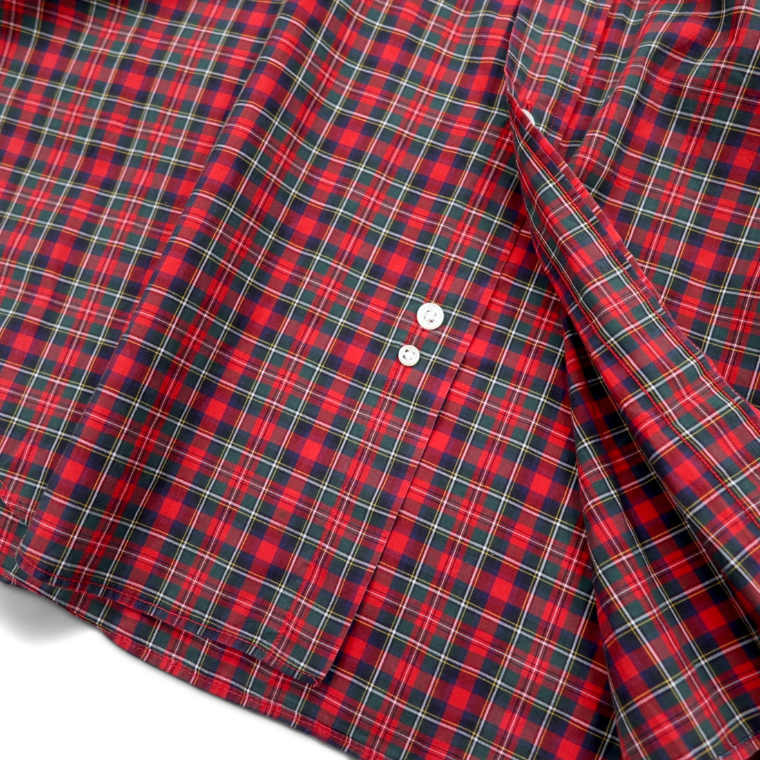 Brooks Brothers USA Tartan Check Button Down Shirt, XL, Red, Cotton