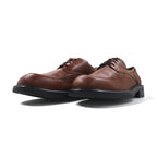 AMERICAN EAGLE Derby Dress Shoes, Size 28.5cm, Brown Leather