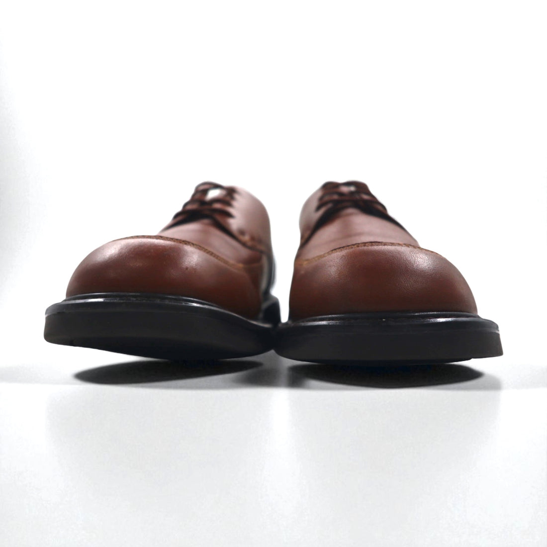 AMERICAN EAGLE Derby Dress Shoes, Size 28.5cm, Brown Leather