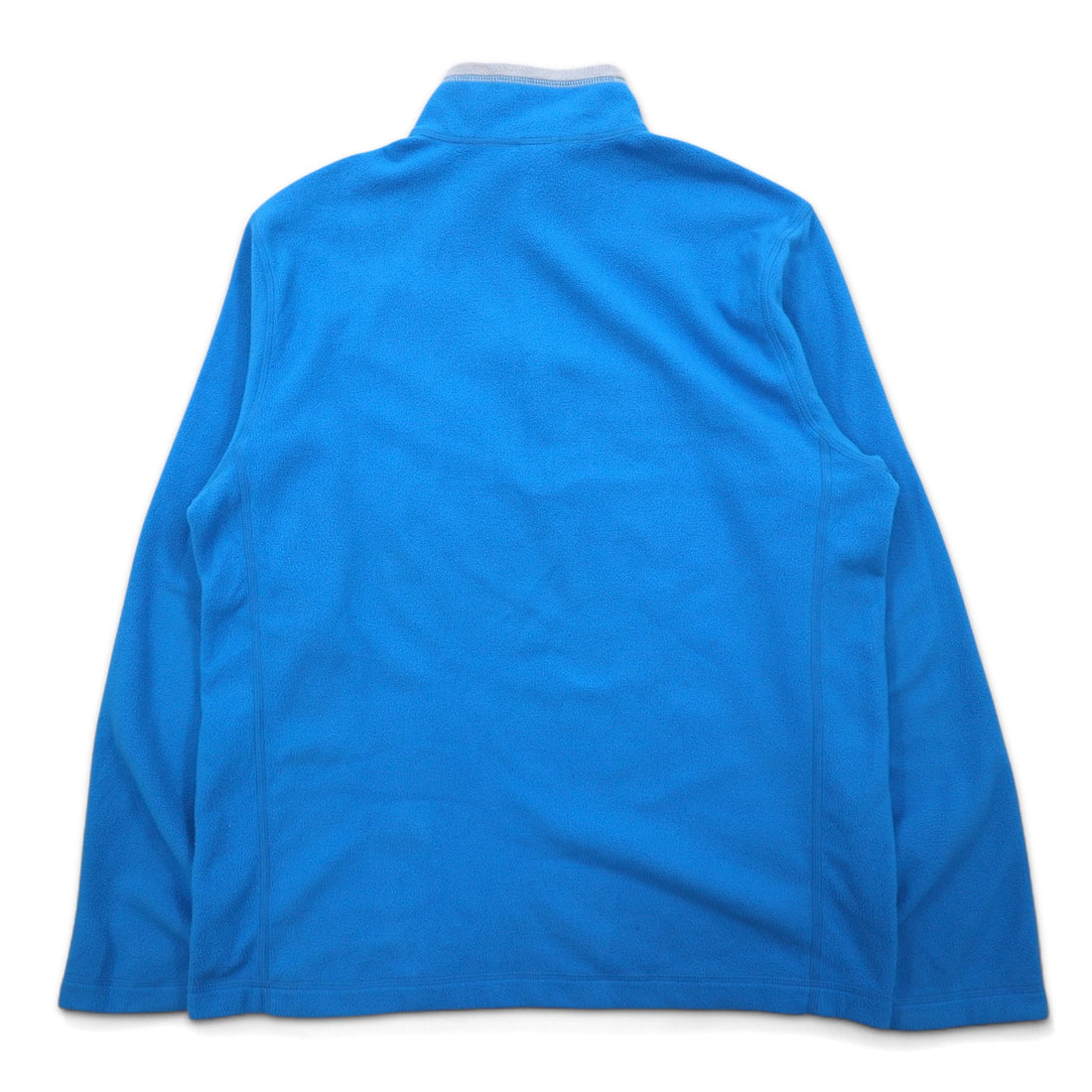 THE NORTH FACE Half Zip Fleece Jacket M Blue Polyester Embroidered Logo International Standard