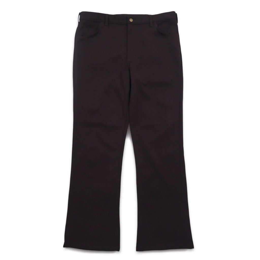 Lee 70s USA Made Flare Slacks Pants Bootcut L Brown 42 TALON Zip Polyester