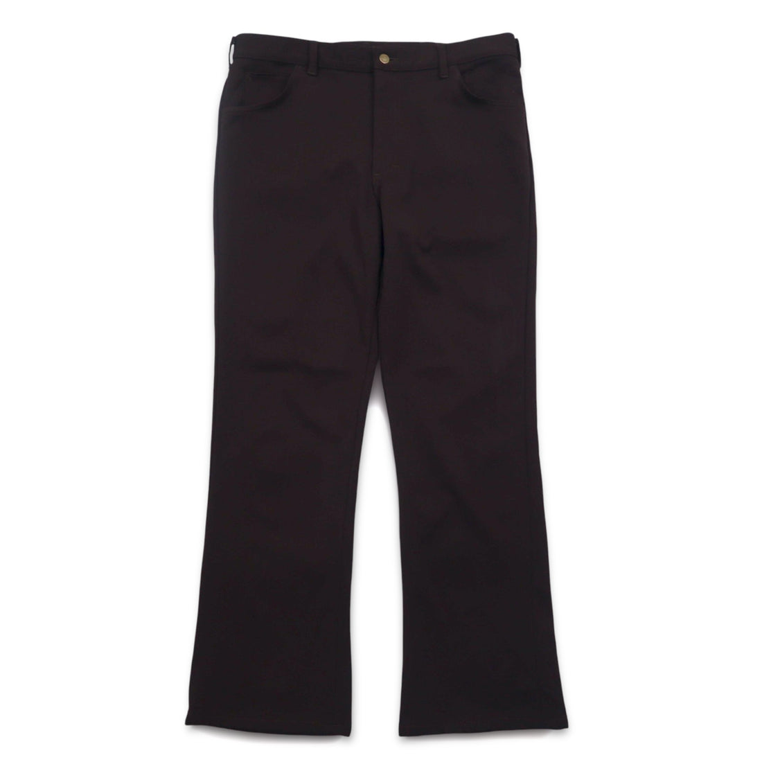 Lee 70s USA Made Flare Slacks Pants Bootcut L Brown 42 TALON Zip Polyester